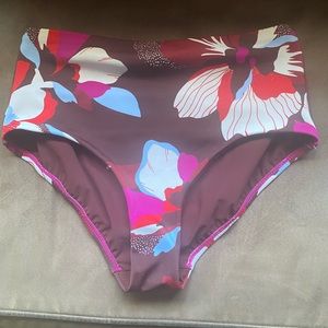 New with tags Athleta high waisted bikini bottom size xs